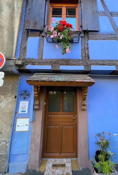 La Jolie Maison Bleue, Au Coeur De L'Alsace Kaysersberg-Vignoble Eksteriør billede