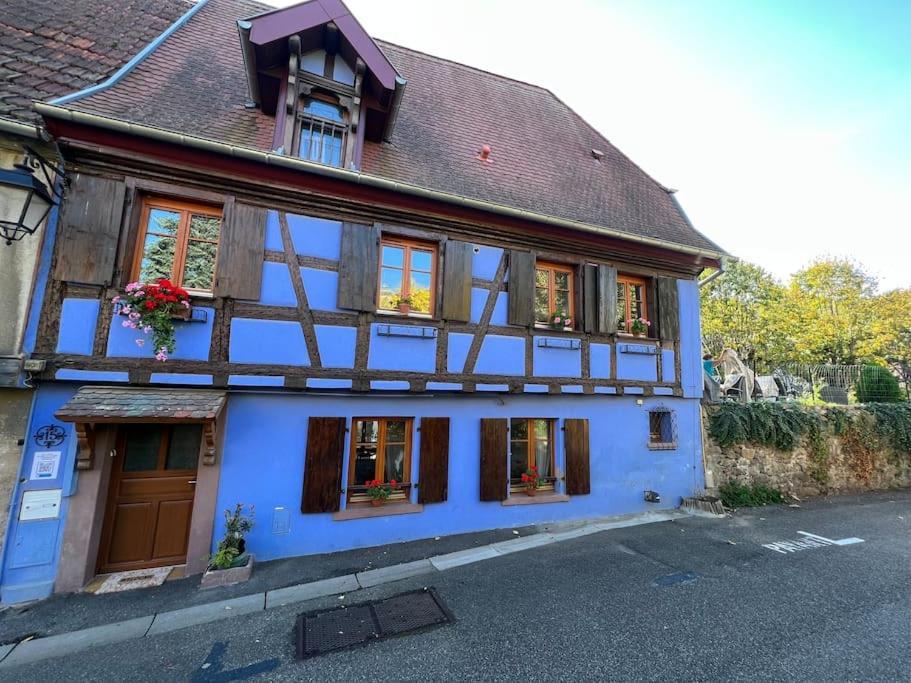 La Jolie Maison Bleue, Au Coeur De L'Alsace Kaysersberg-Vignoble Eksteriør billede
